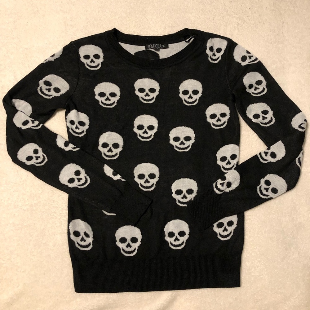 Love Culture Skull Sweater